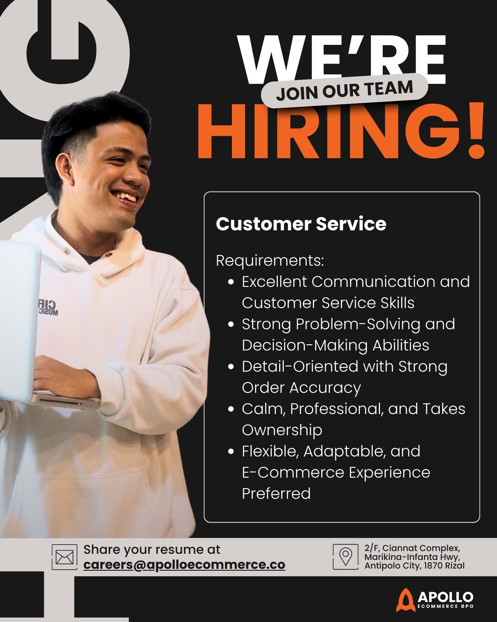 We're Hiring