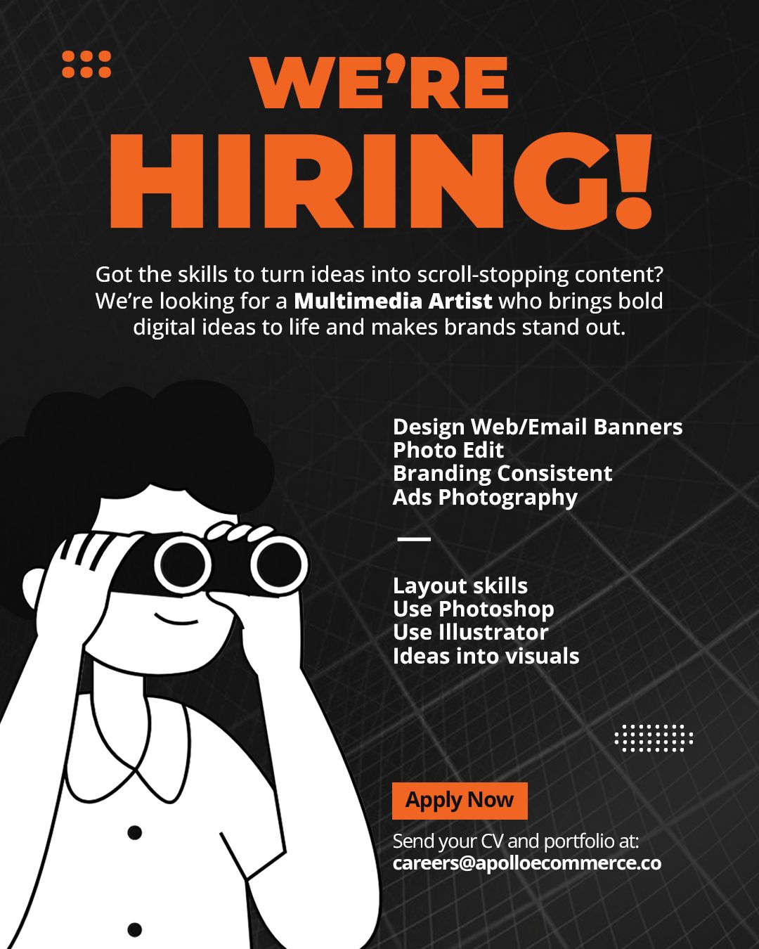 We're Hiring